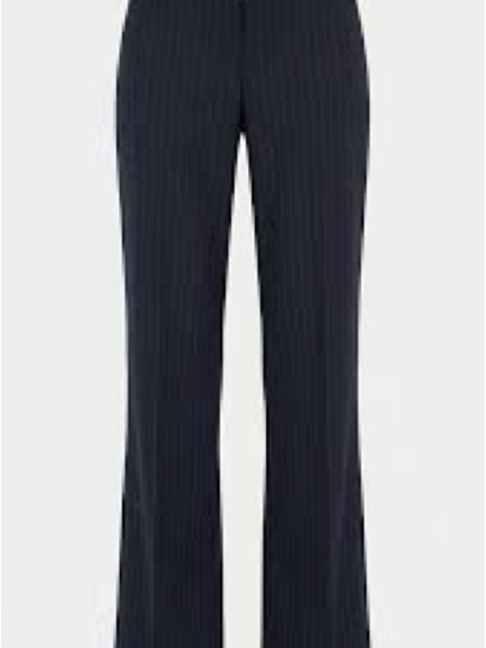 Good American Navy Pinstripe Trousers Size 22W